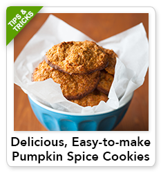 Pumpkin Oatmeal Spice Cookies
