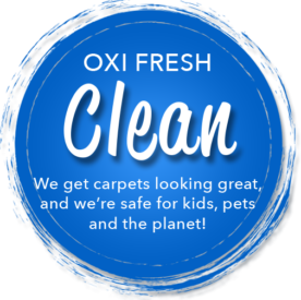 Happy client satisfied with local Oxi Fresh carpet cleaning job