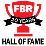 FBR 10 Years Hall of Fame Logo for Oxi Fresh Carpet Cleaning